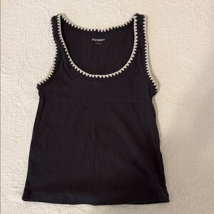 Old Navy Grey Tank Top with White Trim
